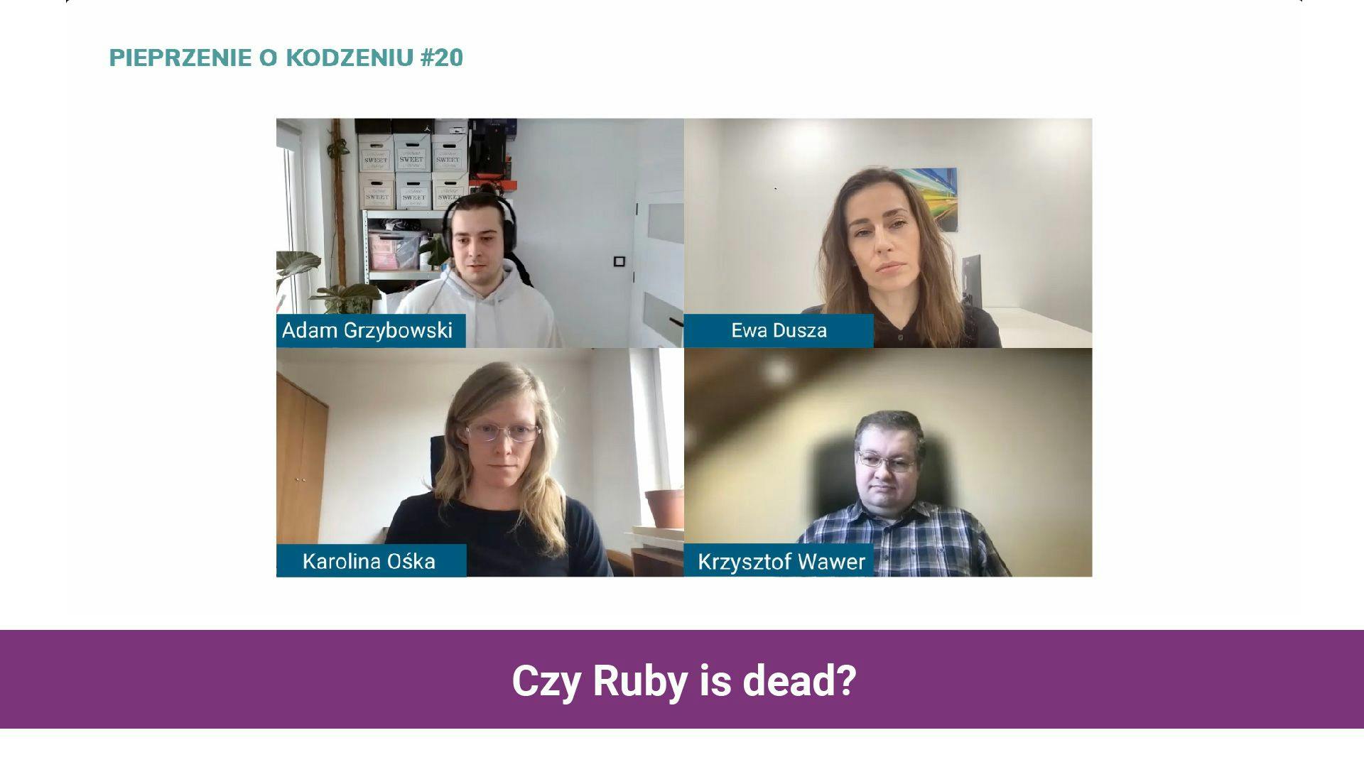#20 Czy Ruby is dead?